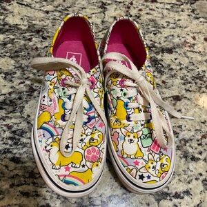 Vans Off the Wall Corgi Unicorn Party Sneakers Kids size 1